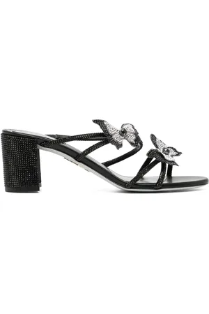 RENE CAOVILLA Sandalias Fairy con tacón de 70 mm