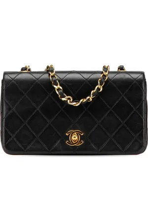 CHANEL Bandolera acolchada con logo CC mini 1989-1991