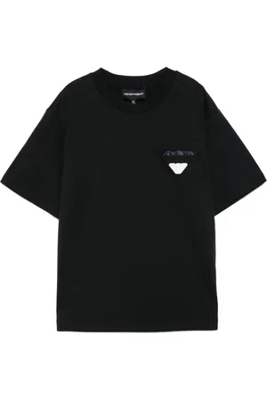 Emporio Armani Camiseta con parche del logo