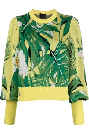 Philipp Plein Jersey con motivo Hawaiano