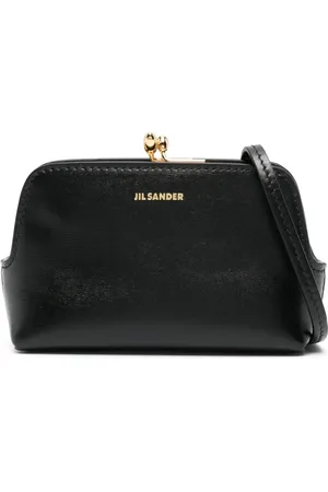 Jil Sander Bandolera con logo estampado