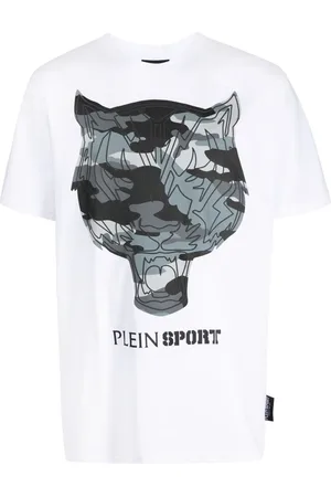 Philipp Plein Camiseta con logo estampado y manga corta