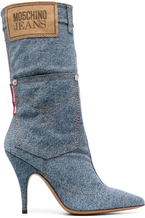 Moschino Botas vaqueras con tacón de 115mm
