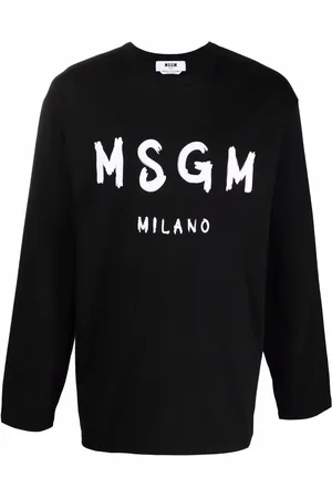 Msgm Sudadera de manga larga con logo