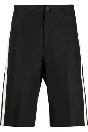 Alexander McQueen Bermudas con raya lateral