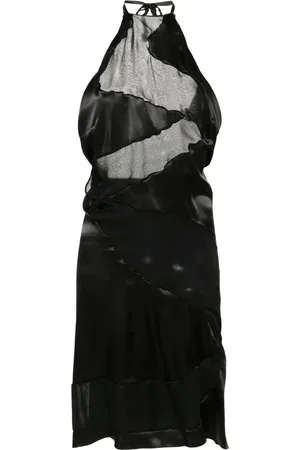 Feben Vestido midi Spiral con paneles