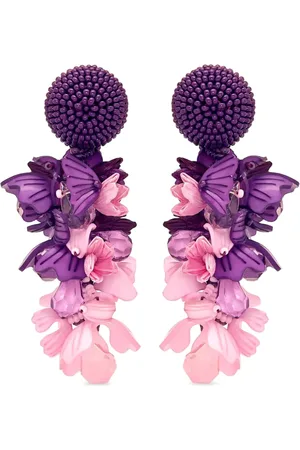 Oscar de la Renta Pendientes Flower