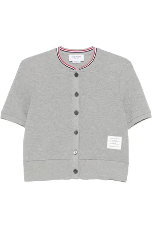 Thom Browne Cárdigan con rayas RWB