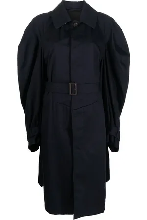 Balenciaga Gabardina Twisted de manga farol