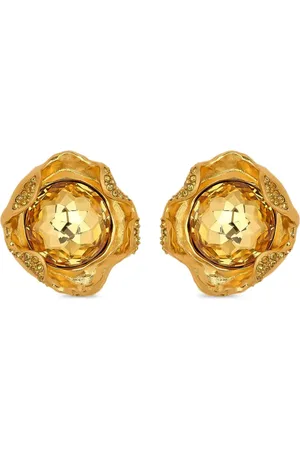 Oscar de la Renta Pendientes Crystal Nest
