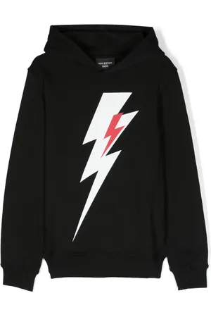 Neil Barrett Sudadera con capucha y motivo Thunderbolt