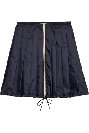 Prada Falda Re-Nylon plisada