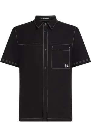 Karl Lagerfeld Camisa con costuras en contraste