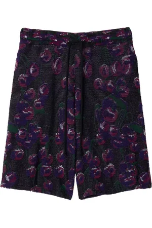Burberry Pantalones cortos con motivo en intarsia
