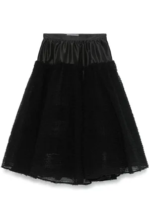 Viktor & Rolf Falda midi con volantes