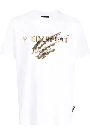 Philipp Plein Camiseta con logo estampado y manga corta