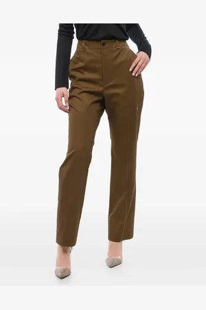 Saint Laurent Pantalones rectos con pinzas