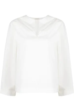 By Malene Birger Blusa Kamill con cuello en V