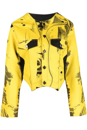 Feben Chaqueta vaquera con motivo gráfico