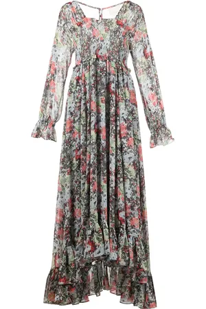 Cinq A Sept Vestido largo Leigh con estampado floral