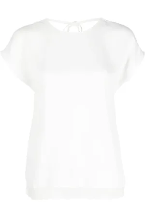 Twin-Set Blusa con espalda en V