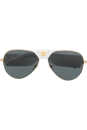 VERSACE Gafas de sol Medusa estilo aviador