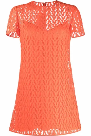 VALENTINO GARAVANI Vestido corto con logo óptico