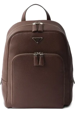Prada Mochila estructurada de piel