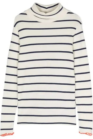 Bellerose Top a rayas con cuello vuelto