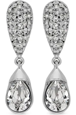 Oscar de la Renta Pendientes con detalles de cristales