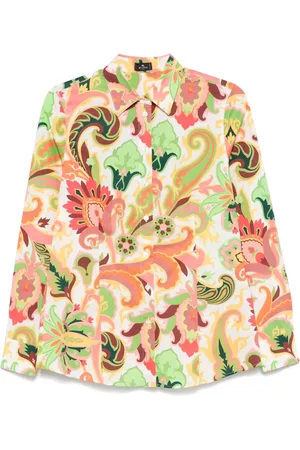 Etro Camisa con estampado de cachemira