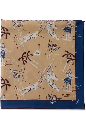 Prada Pañuelo de seda estampado