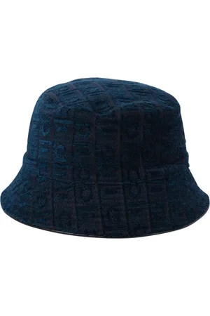 Salvatore Ferragamo Sombrero de pescador de terciopelo con logo