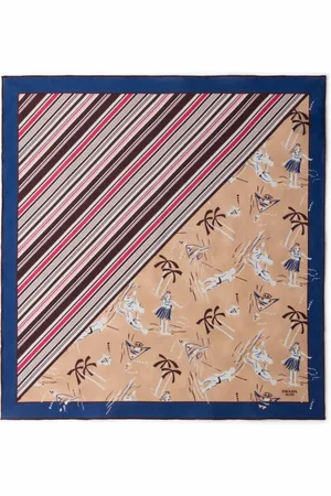Prada Pañuelo de seda estampado
