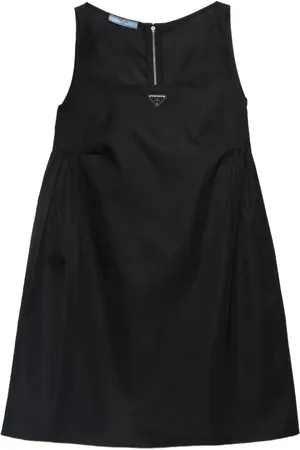 Prada Vestido corto con logo triangular