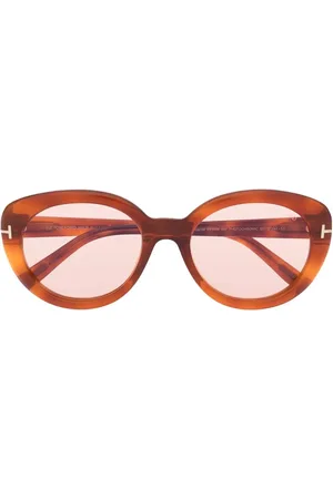 Tom Ford Gafas de sol Lily con montura redonda