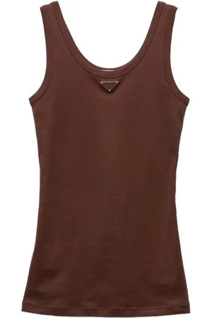 Prada Top de tejido jersey