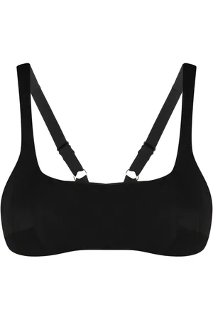 Form and Fold Top de bikini The Crop con cuello cuadrado