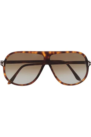 Tom Ford Gafas de sol con efecto de carey