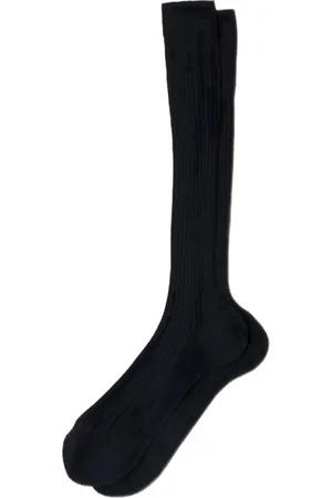 Prada Calcetines de canalé por la rodilla