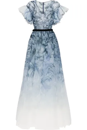 Saiid Kobeisy Vestido de fiesta con estampado abstracto