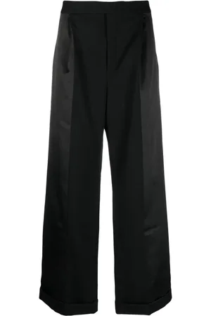 Saint Laurent Pantalones de vestir anchos