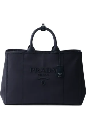 Prada Bolso shopper con logo en relieve