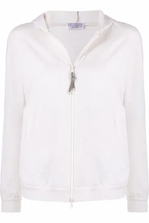 Brunello Cucinelli Sudadera con capucha y cremallera