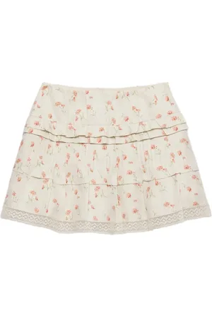 Prada Falda con estampado floral