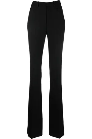 Saint Laurent Pantalones bootcut de talle alto