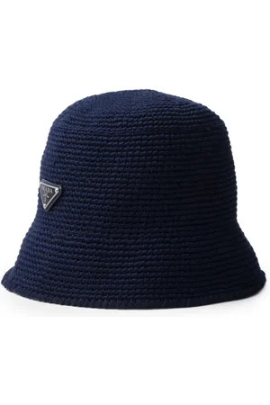 Prada Sombrero de pescador de ganchillo