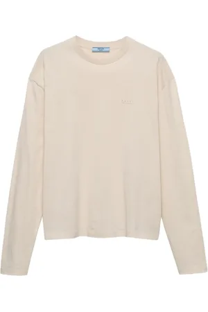 Prada Camiseta de manga larga con logo