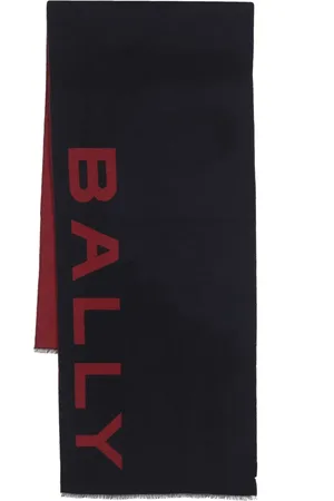 Bally Bufanda con logo en intarsia