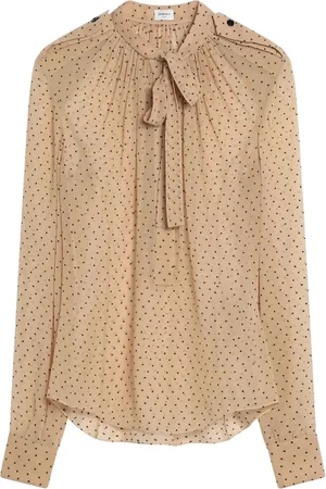 Saint Laurent Blusa CAMICIA a lunares